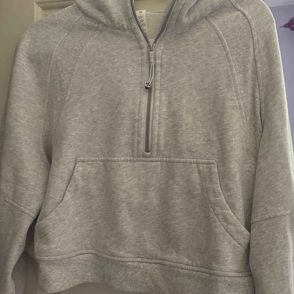 Gray Half-Zip Hoodie lululemon
